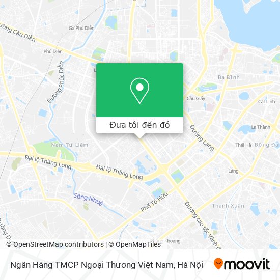 Bản đồ Ngân Hàng TMCP Ngoại Thương Việt Nam