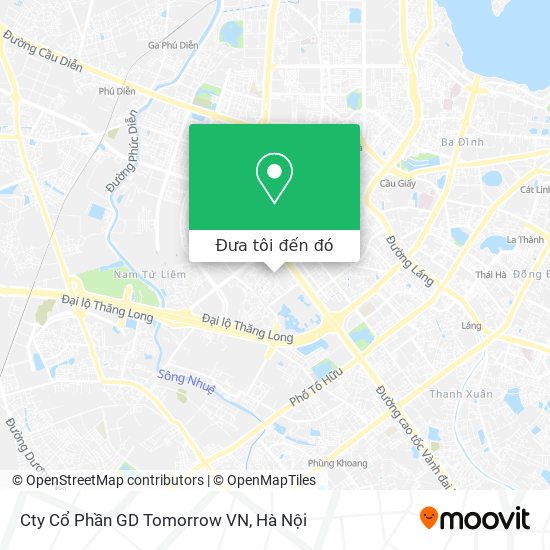 Bản đồ Cty Cổ Phần GD Tomorrow VN