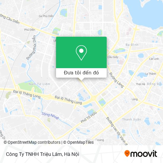 Bản đồ Công Ty TNHH Triệu Lâm