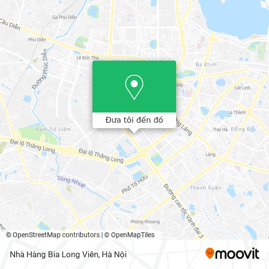 Bản đồ Nhà Hàng Bia Long Viên
