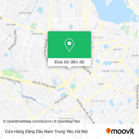 Bản đồ Cửa Hàng Xăng Dầu Nam Trung Yên