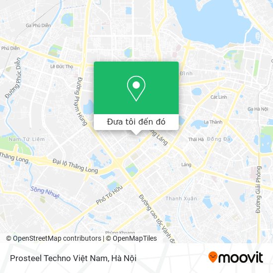 Bản đồ Prosteel Techno Việt Nam