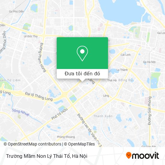 Bản đồ Trường Mầm Non Lý Thái Tổ