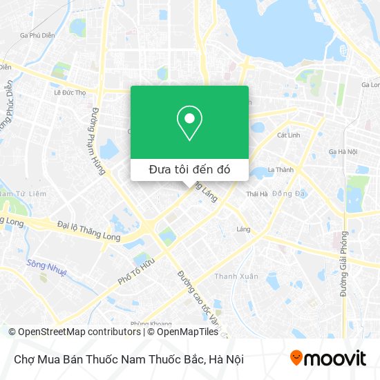 Bản đồ Chợ Mua Bán Thuốc Nam Thuốc Bắc