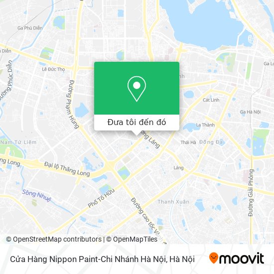 Bản đồ Cửa Hàng Nippon Paint-Chi Nhánh Hà Nội