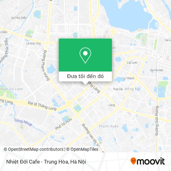Bản đồ Nhiệt Đới Cafe - Trung Hòa