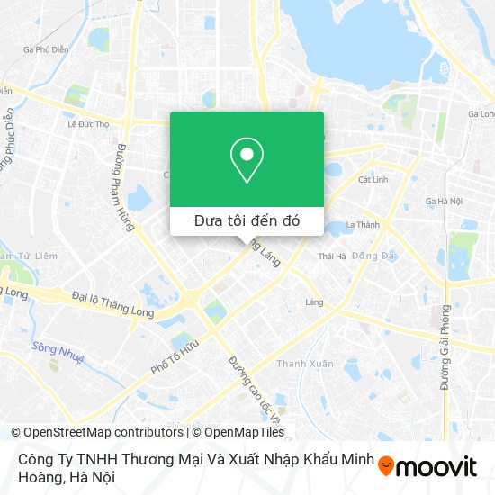 Bản đồ Công Ty TNHH Thương Mại Và Xuất Nhập Khẩu Minh Hoàng