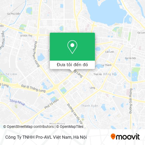 Bản đồ Công Ty TNHH Pro-AVL Việt Nam