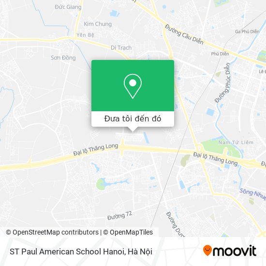 Bản đồ ST Paul American School Hanoi