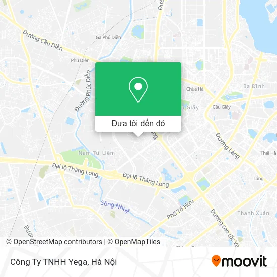 Bản đồ Công Ty TNHH Yega