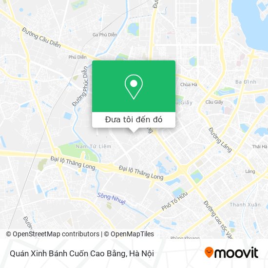 Bản đồ Quán Xinh Bánh Cuốn Cao Bằng