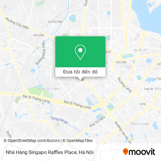 Bản đồ Nhà Hàng Singapo Raffles Place