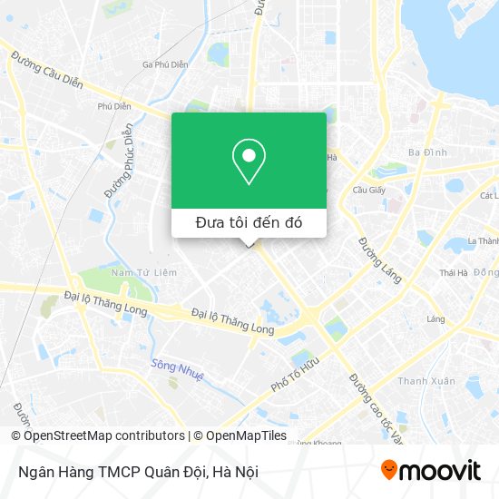 Bản đồ Ngân Hàng TMCP Quân Đội