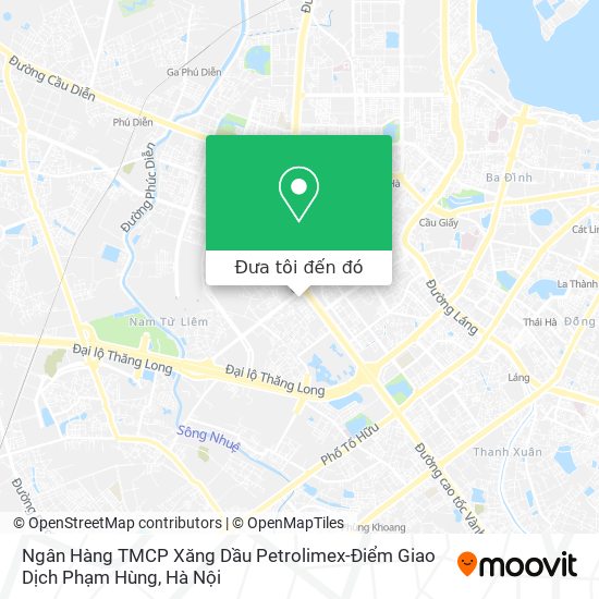 Bản đồ Ngân Hàng TMCP Xăng Dầu Petrolimex-Điểm Giao Dịch Phạm Hùng