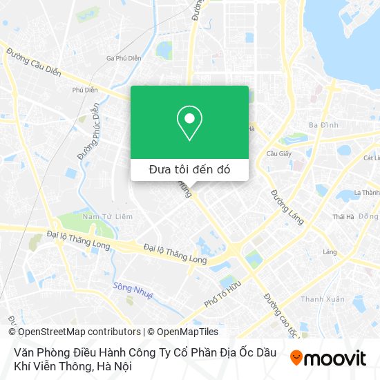 Bản đồ Văn Phòng Điều Hành Công Ty Cổ Phần Địa Ốc Dầu Khí Viễn Thông