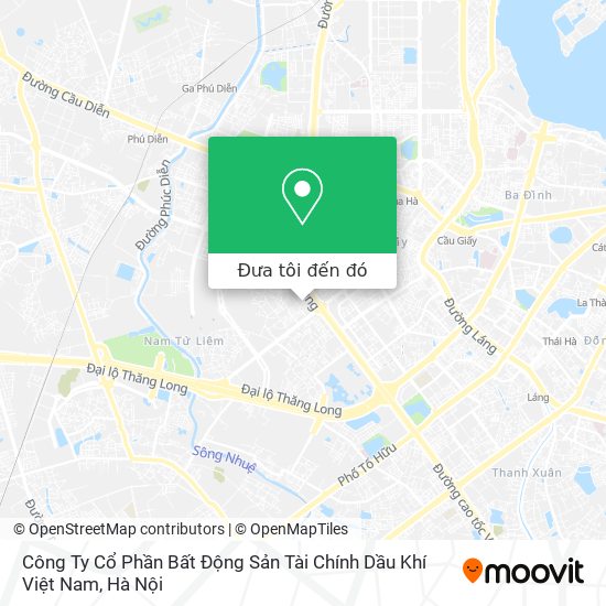Bản đồ Công Ty Cổ Phần Bất Động Sản Tài Chính Dầu Khí Việt Nam