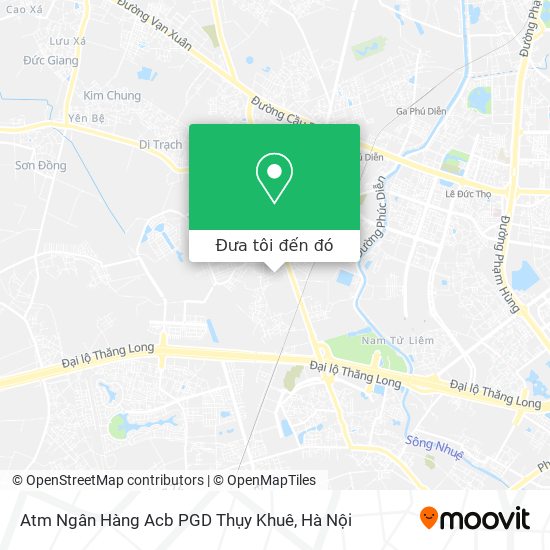 Bản đồ Atm Ngân Hàng Acb PGD Thụy Khuê