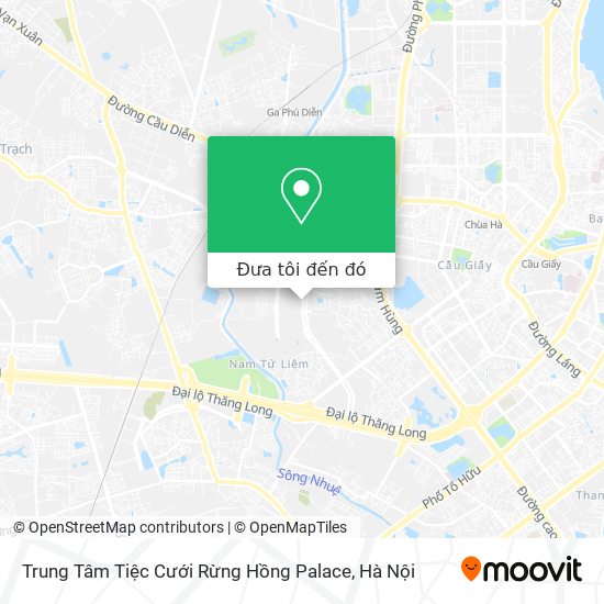 Bản đồ Trung Tâm Tiệc Cưới Rừng Hồng Palace