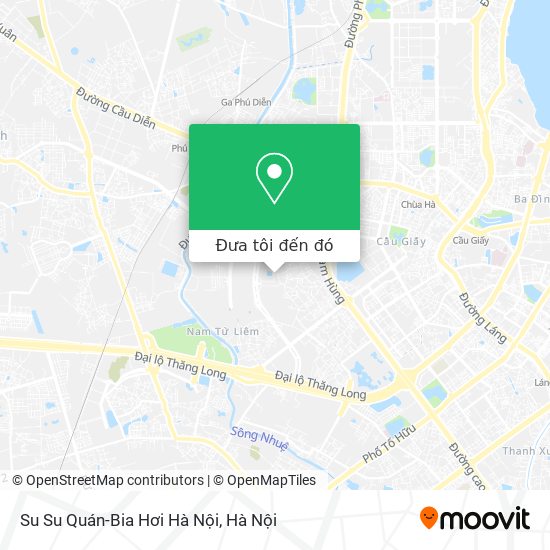 Bản đồ Su Su Quán-Bia Hơi Hà Nội