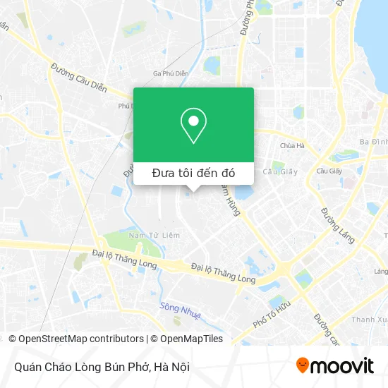 Bản đồ Quán Cháo Lòng Bún Phở