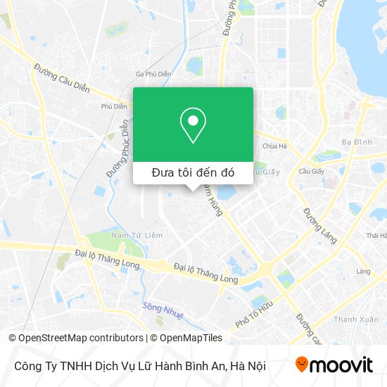 Bản đồ Công Ty TNHH Dịch Vụ Lữ Hành Bình An