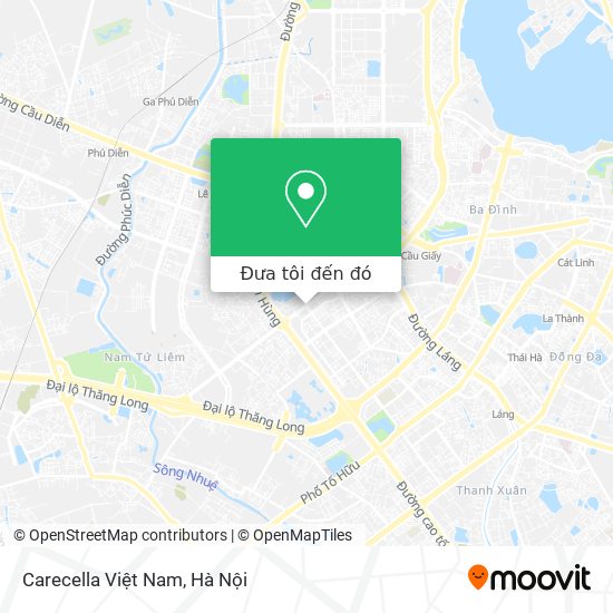 Bản đồ Carecella Việt Nam