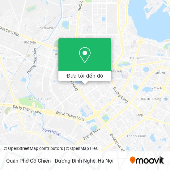 Bản đồ Quán Phở Cồ Chiến - Dương Đình Nghệ