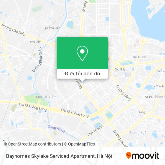 Bản đồ Bayhomes Skylake Serviced Apartment