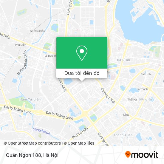 Bản đồ Quán Ngon 188