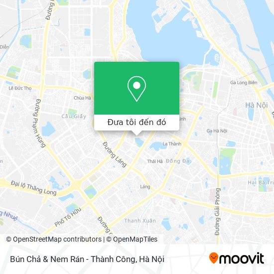 Bản đồ Bún Chả & Nem Rán - Thành Công