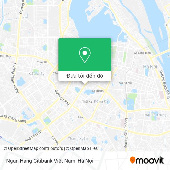 Bản đồ Ngân Hàng Citibank Việt Nam