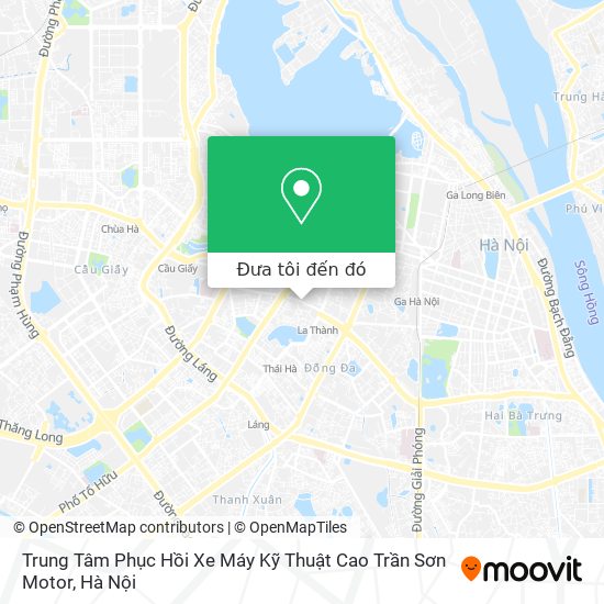 Bản đồ Trung Tâm Phục Hồi Xe Máy Kỹ Thuật Cao Trần Sơn Motor