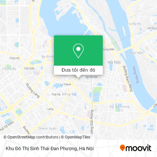 Bản đồ Khu Đô Thị Sinh Thái Đan Phượng