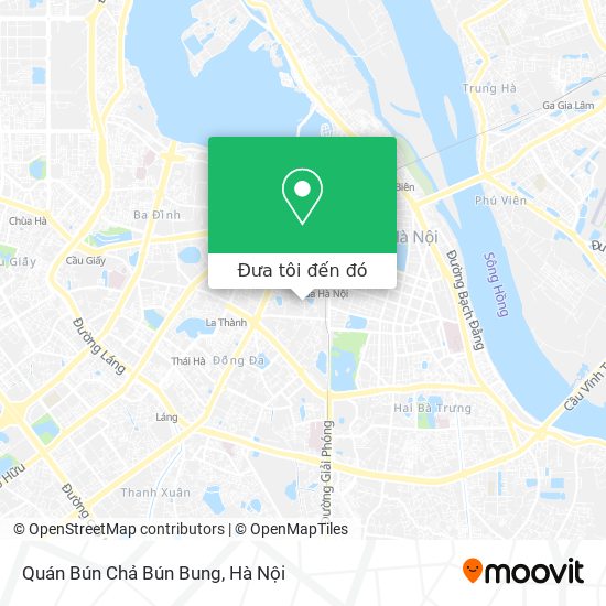 Bản đồ Quán Bún Chả Bún Bung