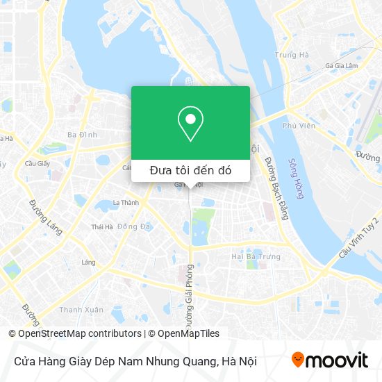 Bản đồ Cửa Hàng Giày Dép Nam Nhung Quang