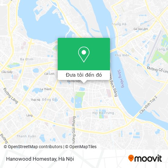 Bản đồ Hanowood Homestay