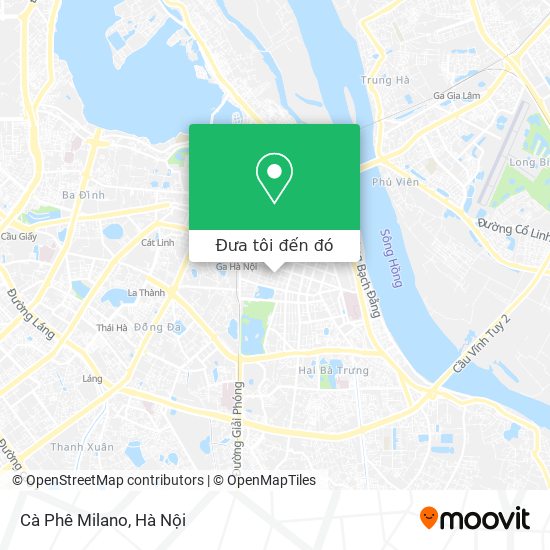 Bản đồ Cà Phê Milano