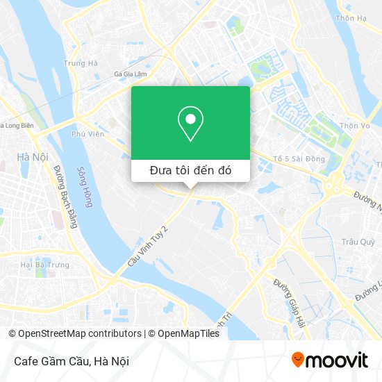 Bản đồ Cafe Gầm Cầu