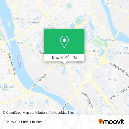 Bản đồ Chùa Cự Linh