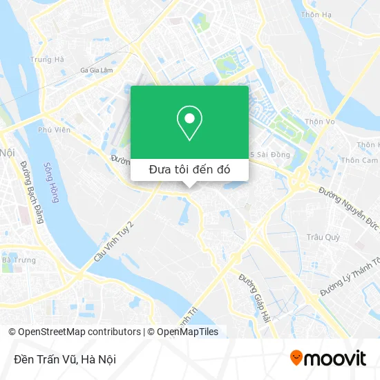 Bản đồ Đền Trấn Vũ