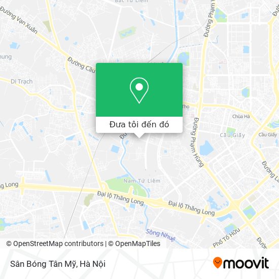 Bản đồ Sân Bóng Tân Mỹ