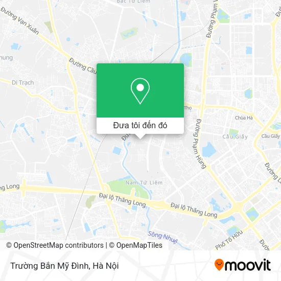 Bản đồ Trường Bắn Mỹ Đình