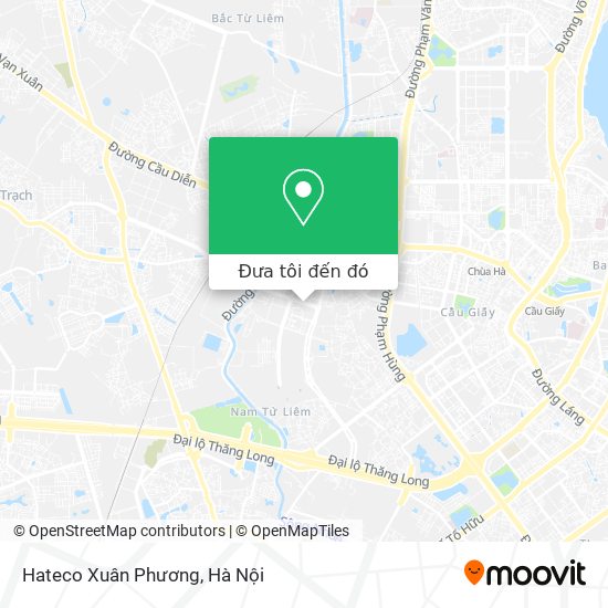 Bản đồ Hateco Xuân Phương