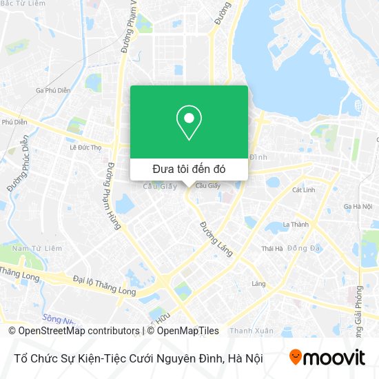 Bản đồ Tổ Chức Sự Kiện-Tiệc Cưới Nguyên Đình