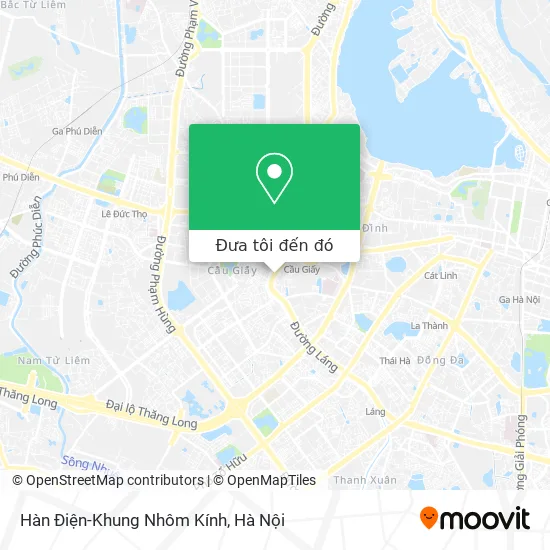 Bản đồ Hàn Điện-Khung Nhôm Kính
