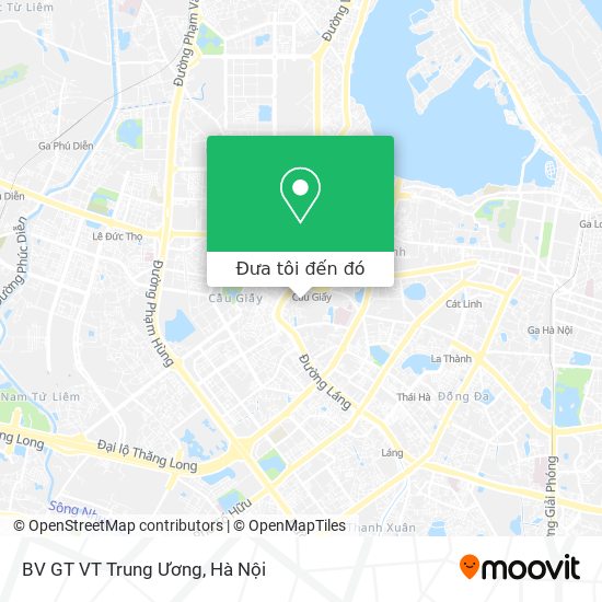 Bản đồ BV GT VT Trung Ương