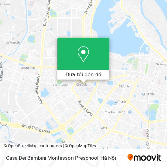 Bản đồ Casa Dei Bambini Montessori Preschool