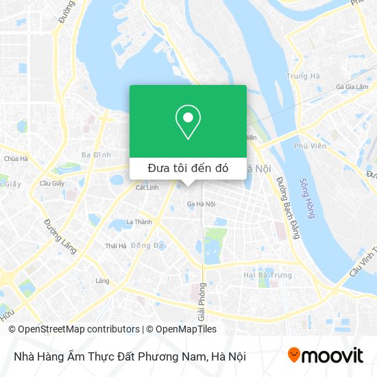 Bản đồ Nhà Hàng Ẩm Thực Đất Phương Nam