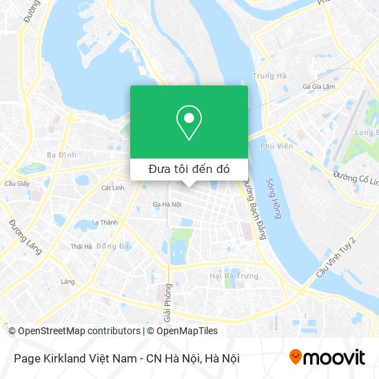 Bản đồ Page Kirkland Việt Nam - CN Hà Nội