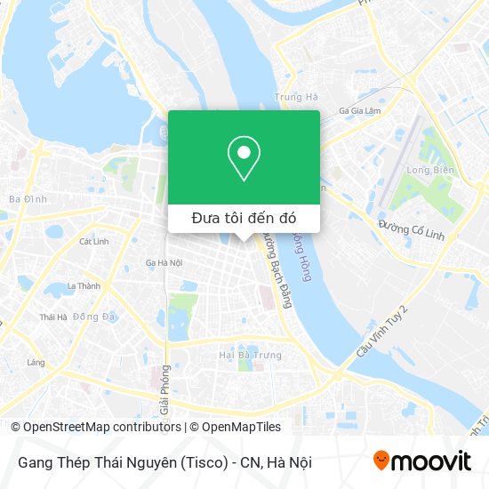 Bản đồ Gang Thép Thái Nguyên (Tisco) - CN